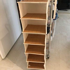 Hanging sweater/shoe/organizer rack